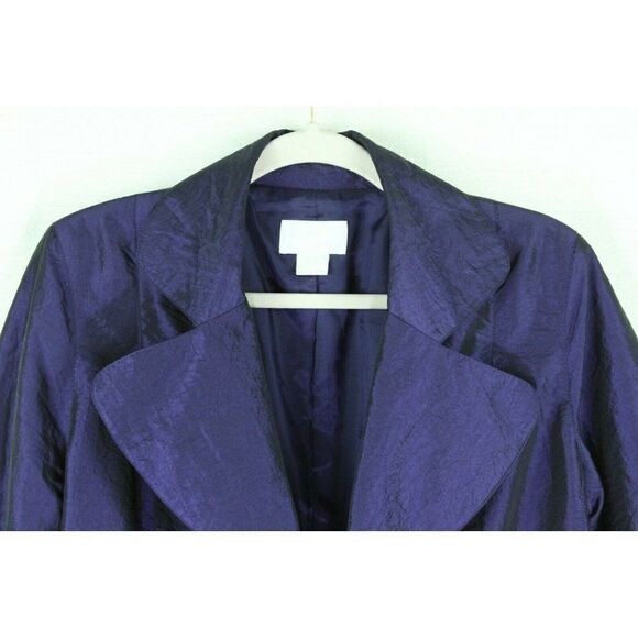 Debra deRoo Blazer Evening Cocktail Purple Violet - Picture 2 of 8
